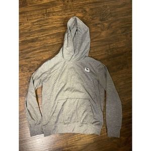 Abercrombie Active Grey Logo Pullover Hoodie Shirt Sz 11/12